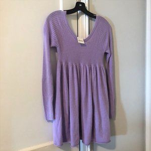 NWT Free People Beach purple knit dress